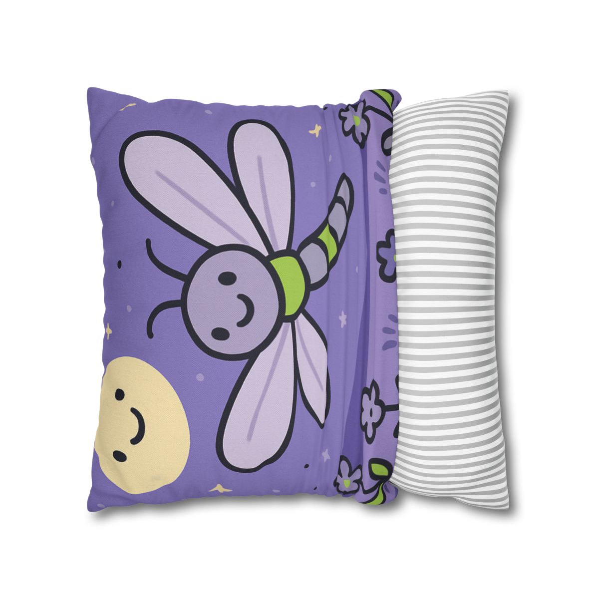 Moonlight Meadow Dragonfly personalized pillow covers