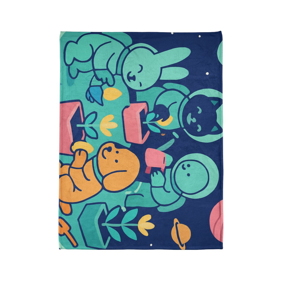 Galactic Gardeners trendy patterned blankets
