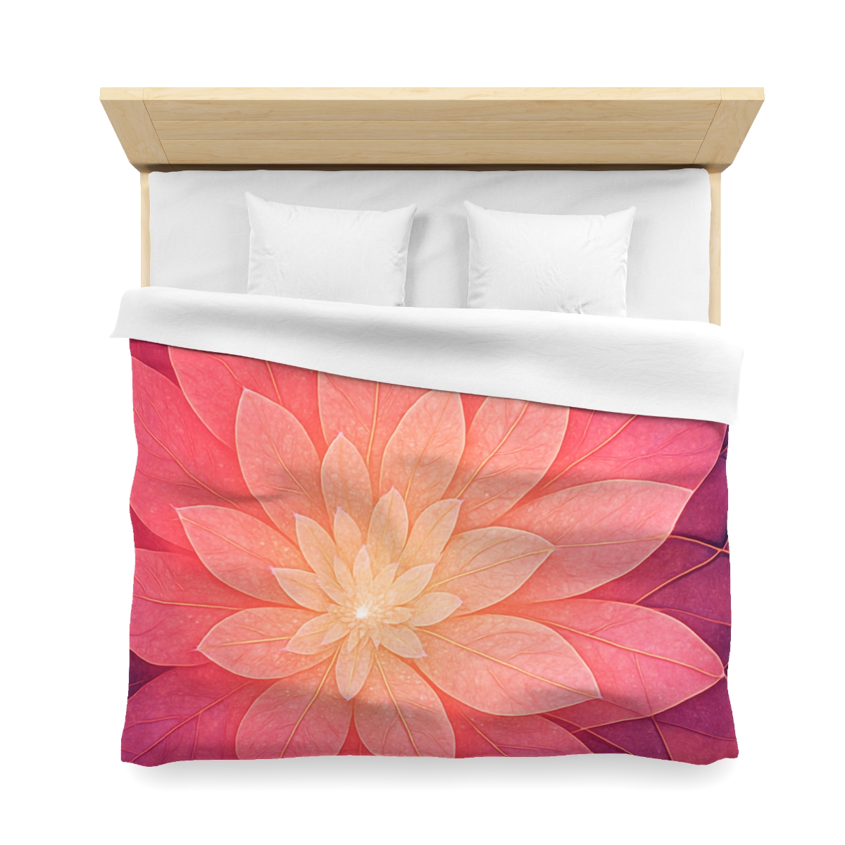 Petal Prism Overlap custom duvets