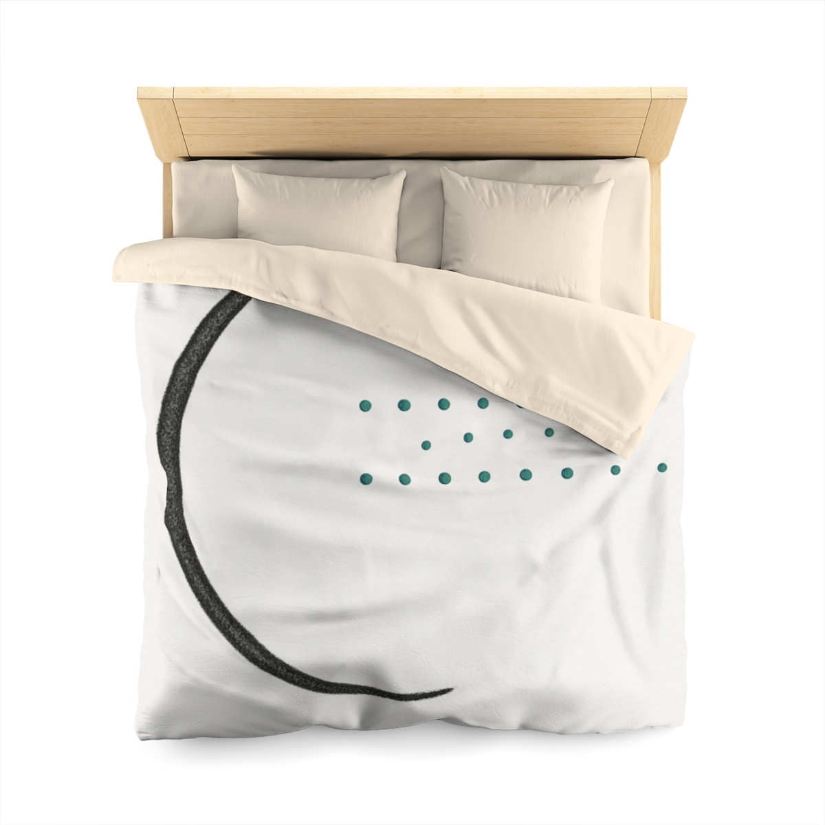 Split Crescent And Parallel Dots warm winter duvets