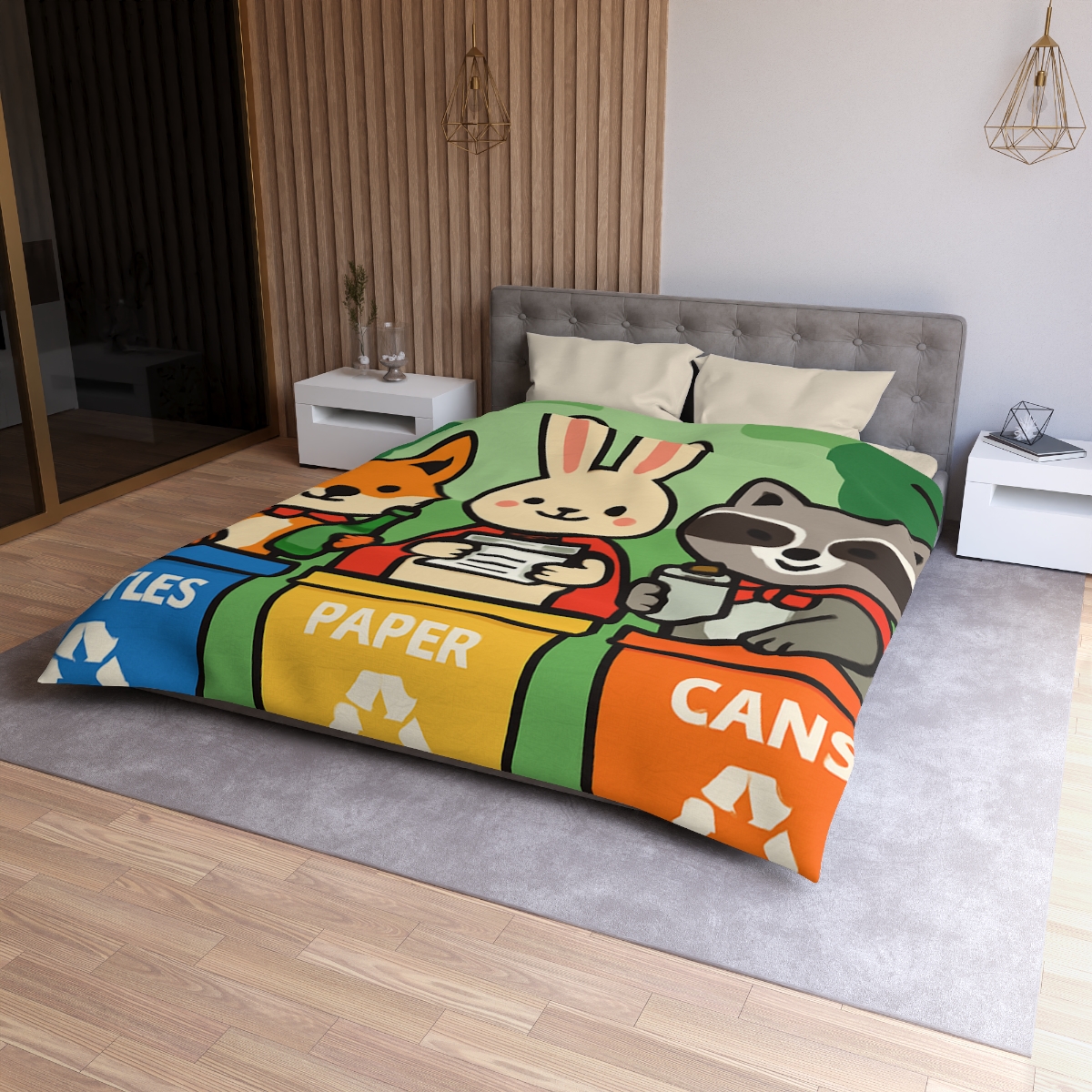 Forest Recycle Rangers unique patterned duvets