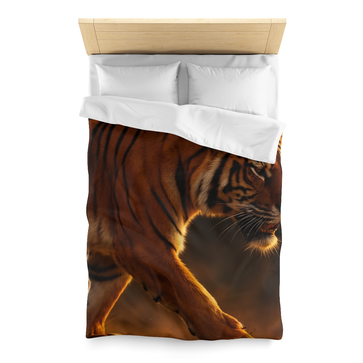 Forest Stalker Bengal Tiger personalized bedding duvets