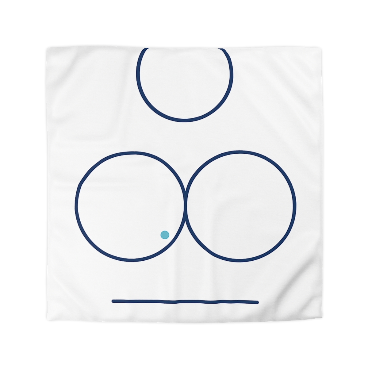 Triad Rings With Shared Tangent stylish duvet covers