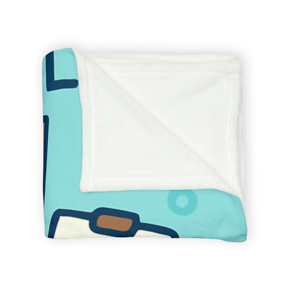 Coral Reef Science Club Turtle stylish throw blankets
