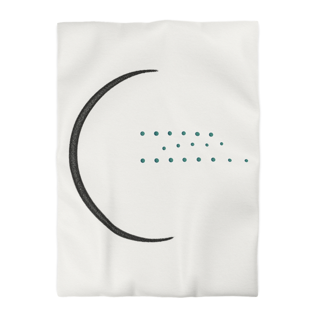 Split Crescent And Parallel Dots warm winter duvets