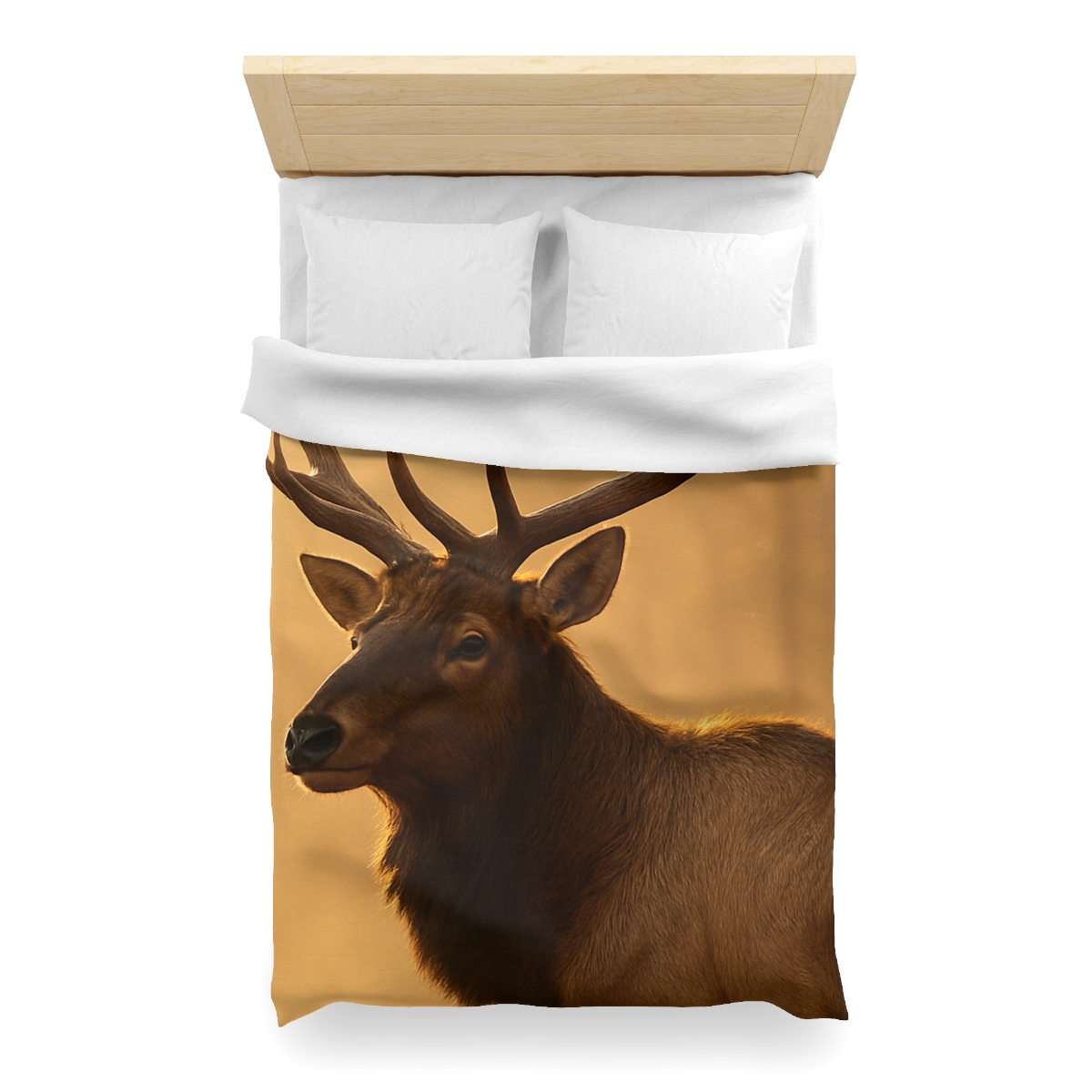 Antler Crown Mountain Elk personalized bedding duvets