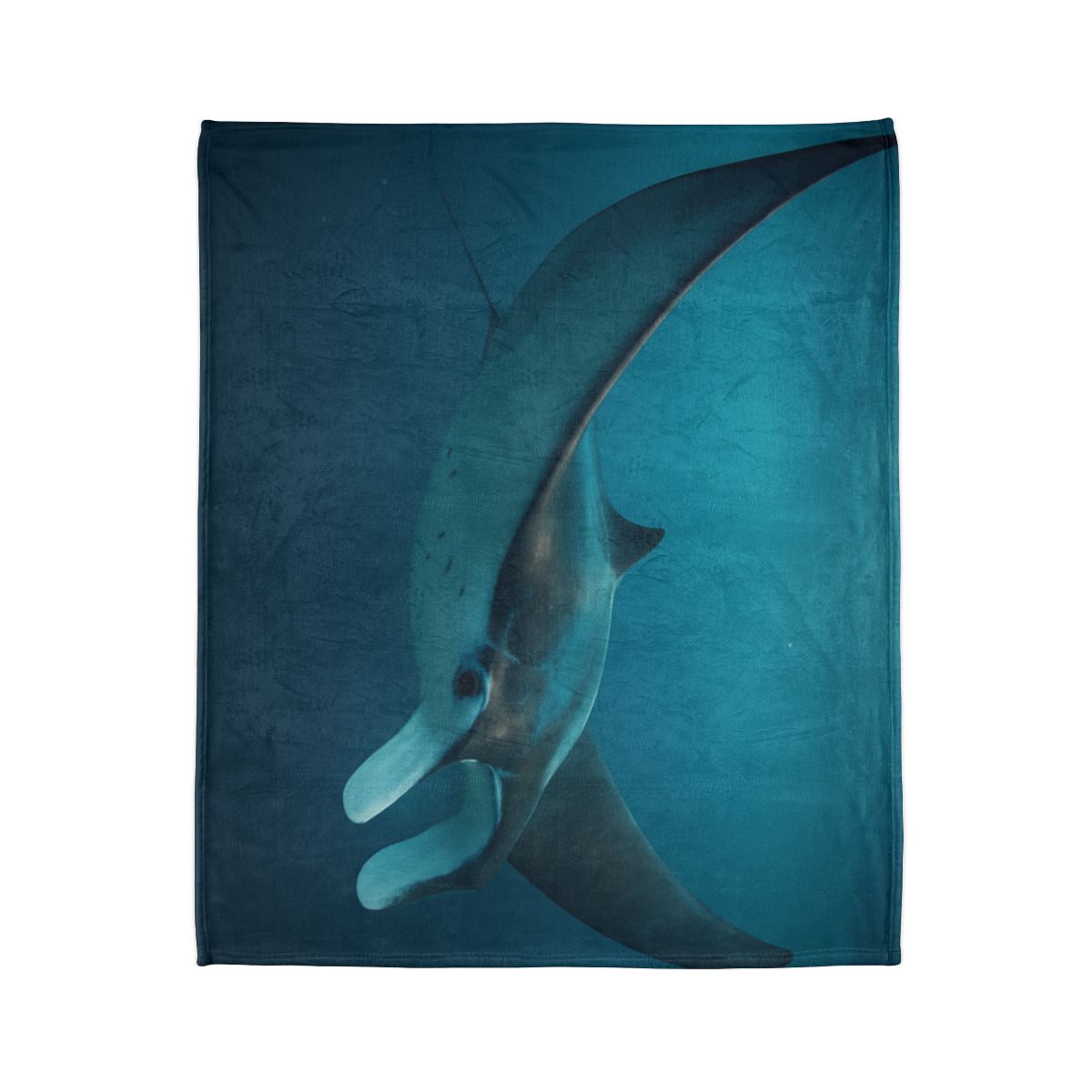 Cosmic Glide Manta Ray custom blankets