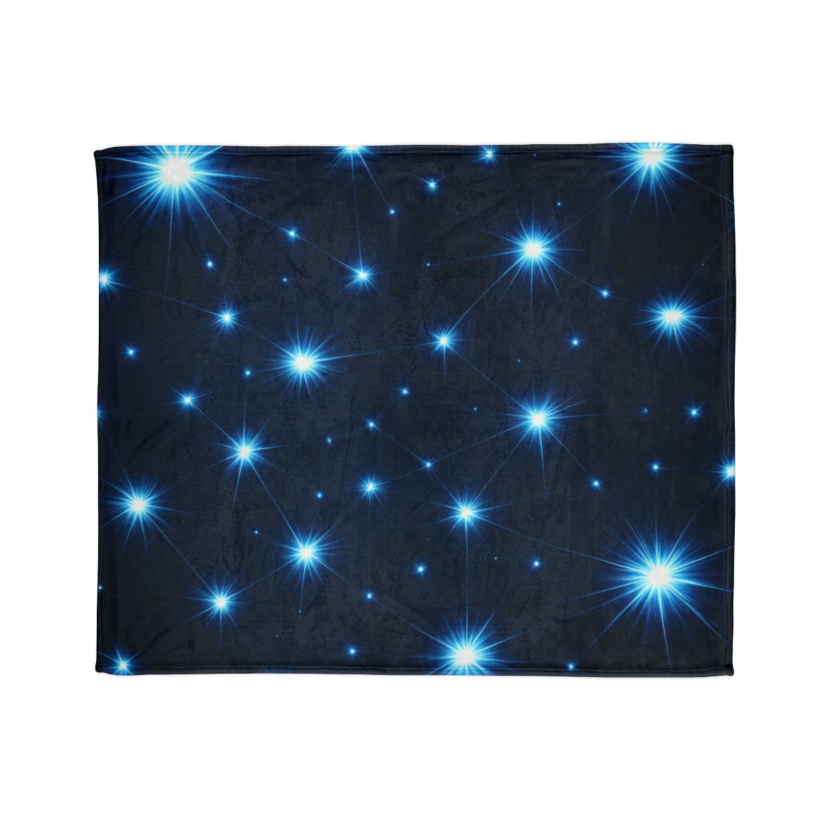 Photon Burst Constellation stylish throw blankets