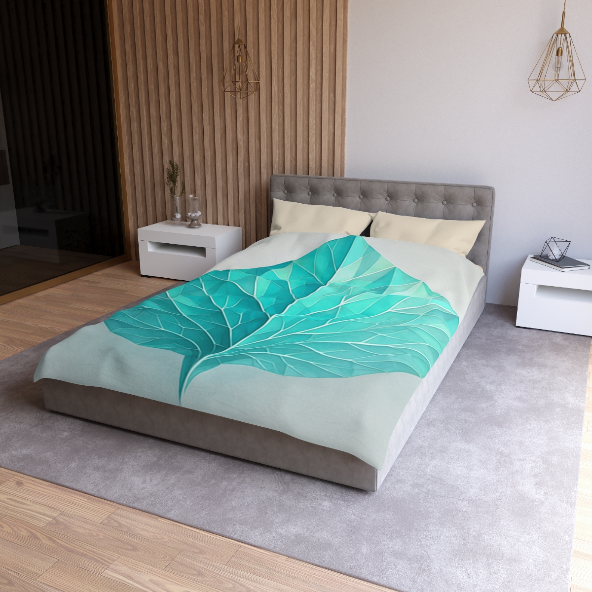 Leaf Vein Prism Fan duvets for gifts