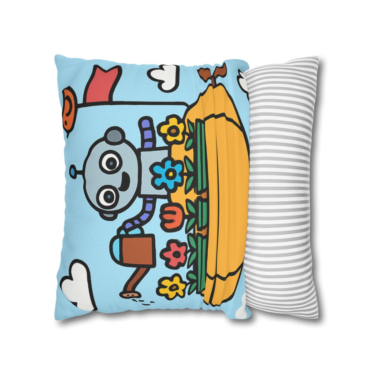 Sky Garden On A Friendly Airship trendy patterned pillow cases