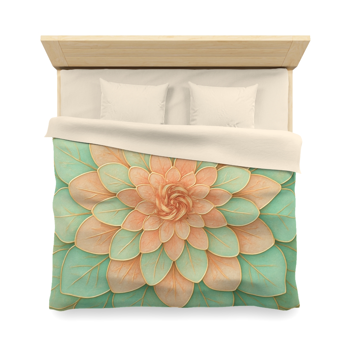 Petal Spiral Mosaic duvets for gifts