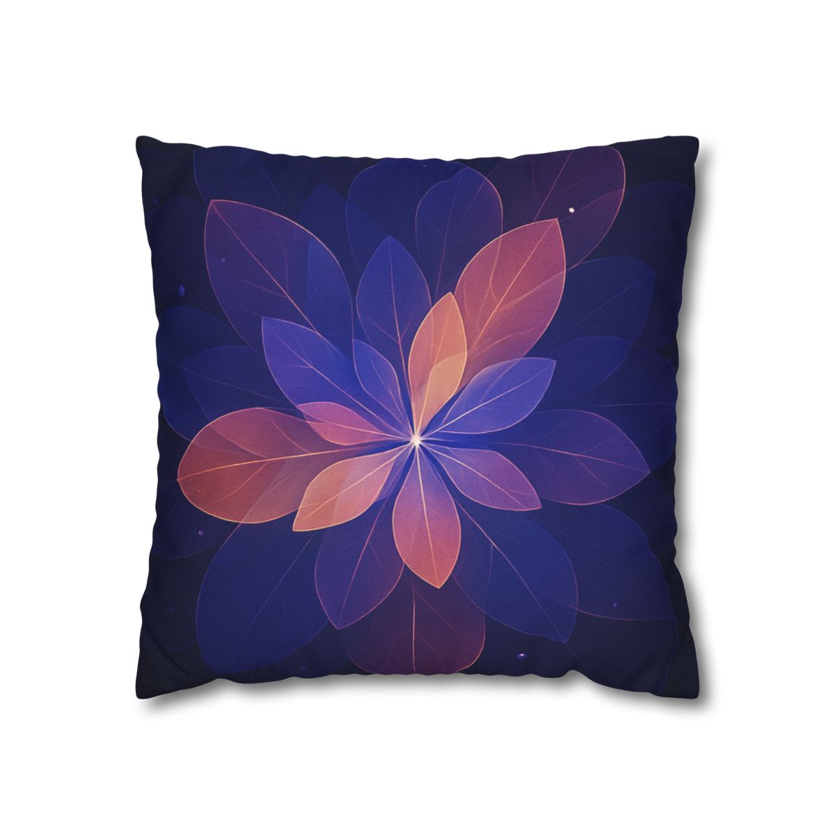 Petal Prism Overlap soft cotton pillow cases