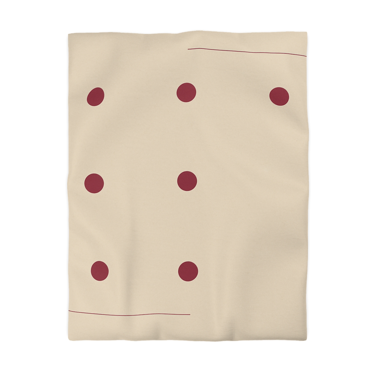 Sparse Orbiting Dots Grid duvets for gifts