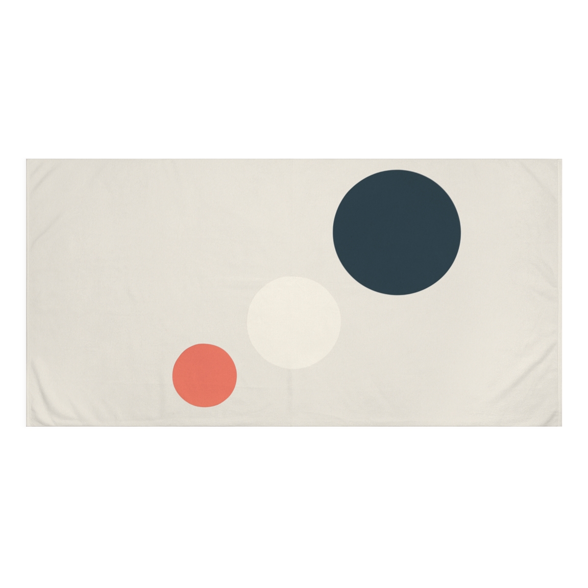 Orbital Triad In Quiet Orbit stylish beach towels