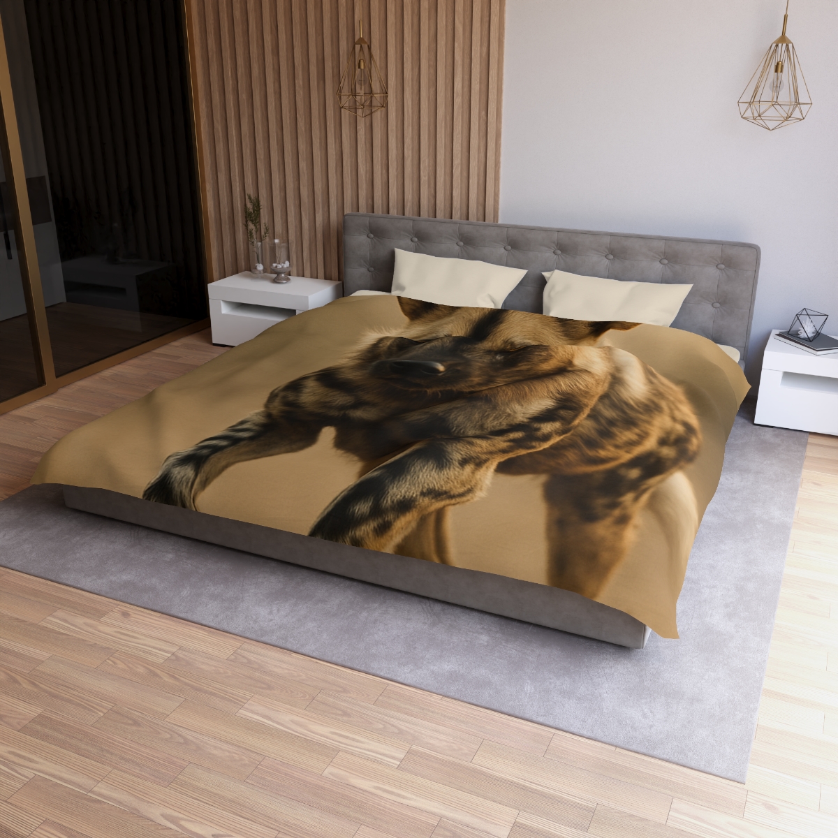 Starlit Scout African Wild Dog unique patterned duvets