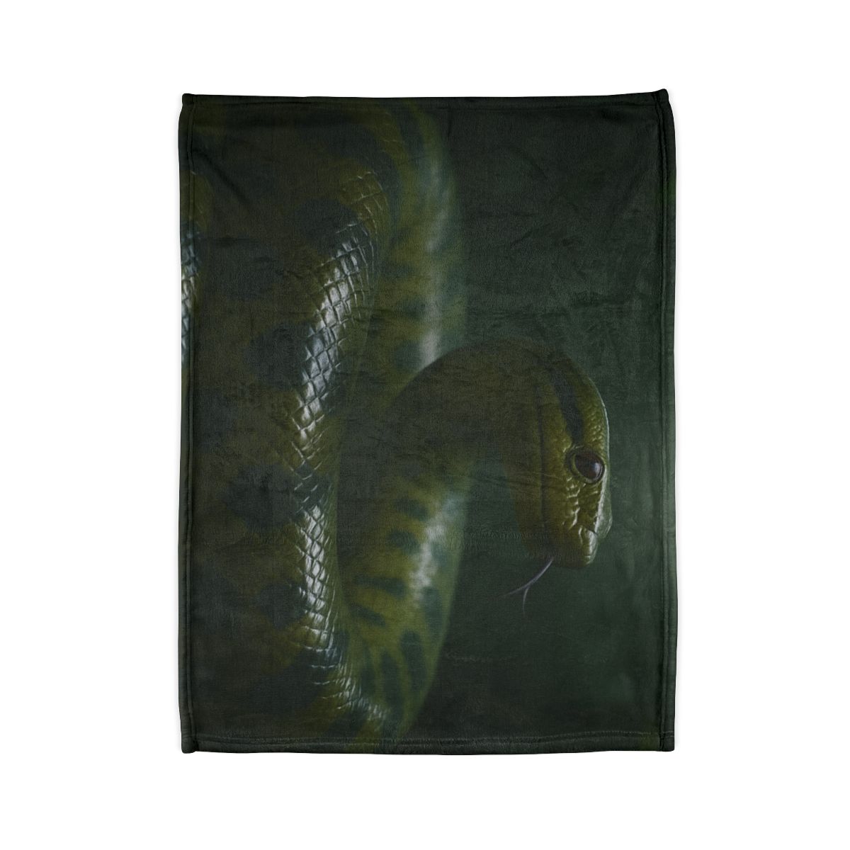 Starlit Coil Green Anaconda trendy patterned blankets