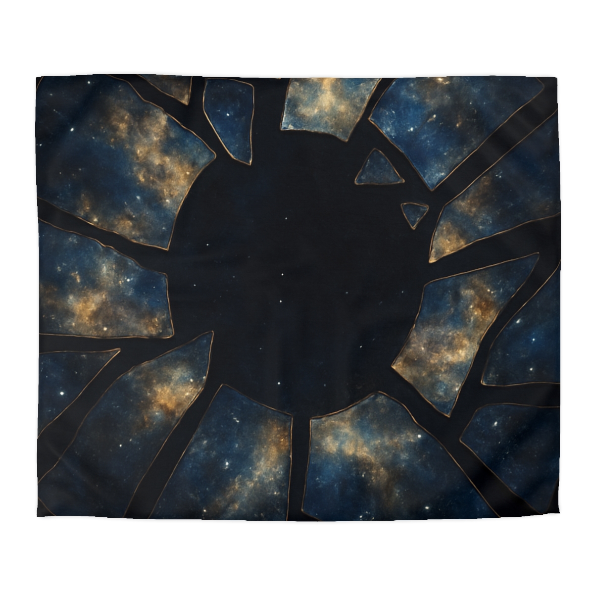 Starlit Fracture Mosaic personalized bedding duvets