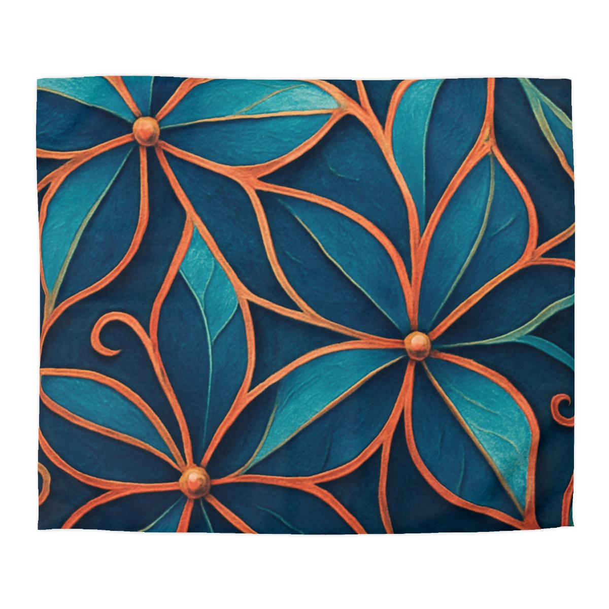 Petal Prism Lattice stylish duvet covers