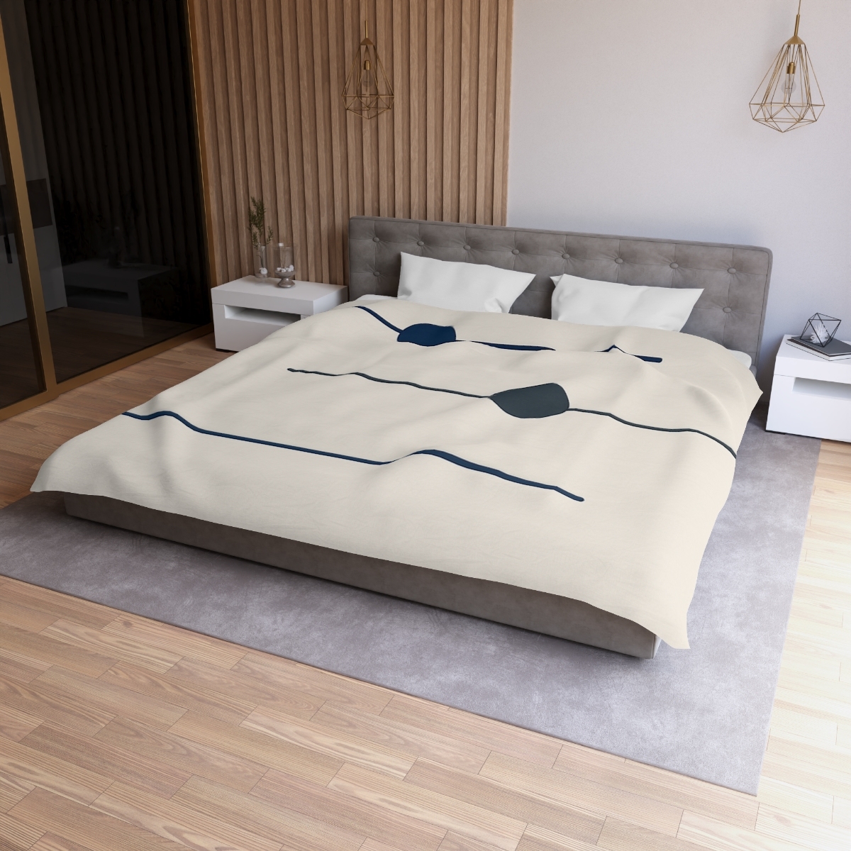 Orbital Line Array stylish duvet covers