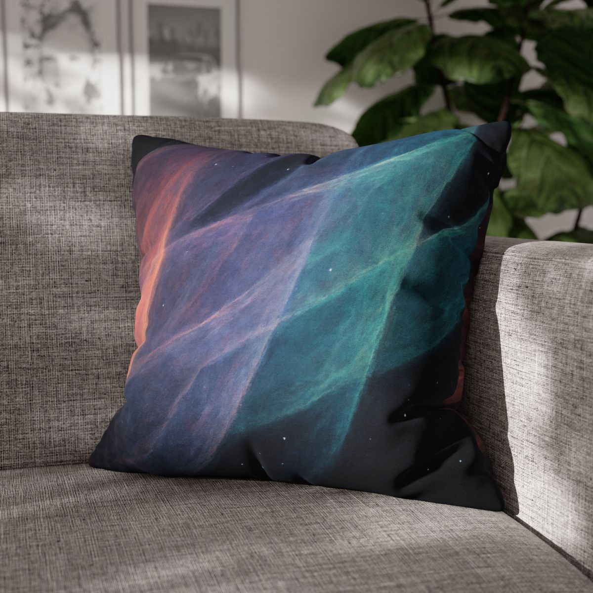Nebular Prism Veil designer print pillow cases