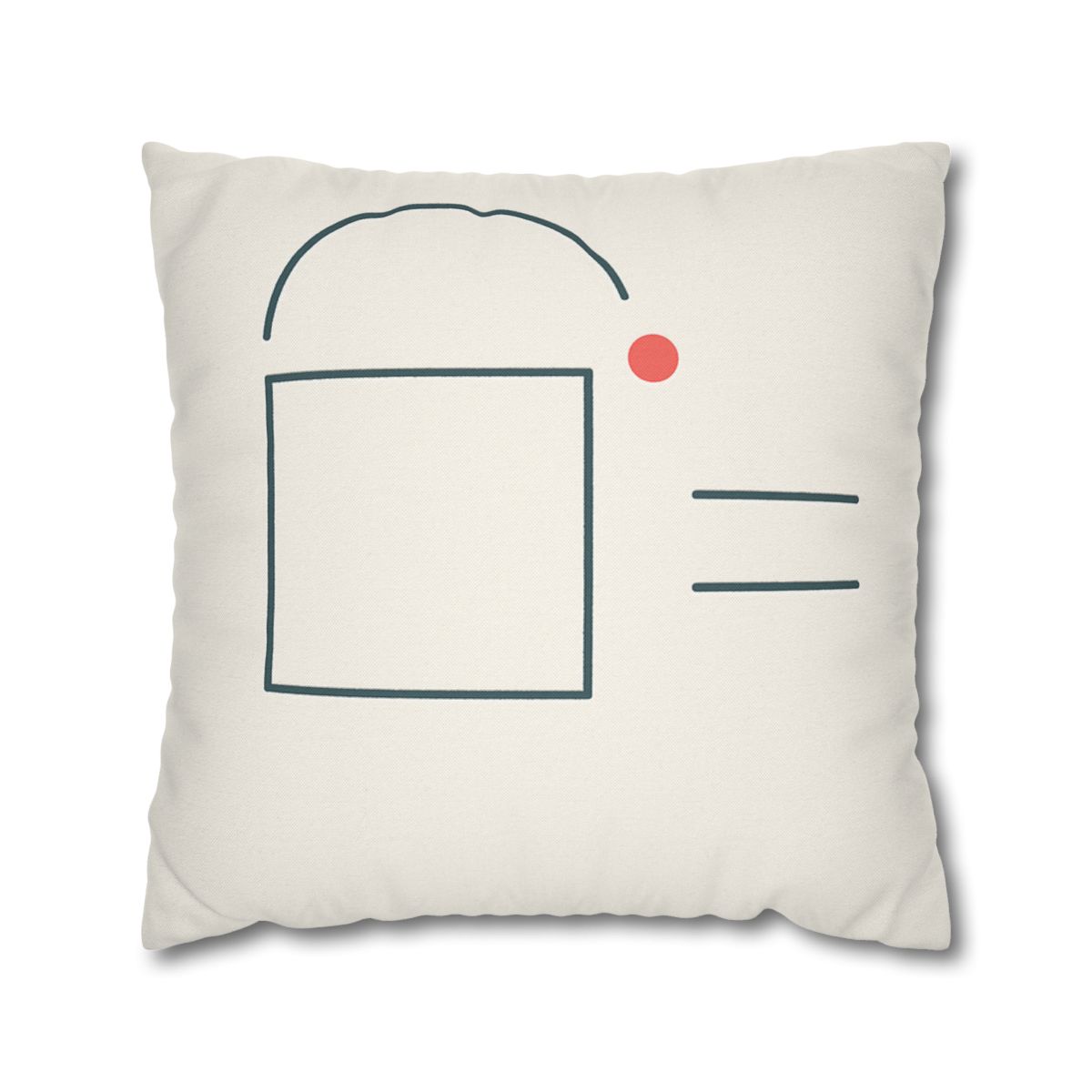 Open Frame With Drifting Arc personalized pillow covers