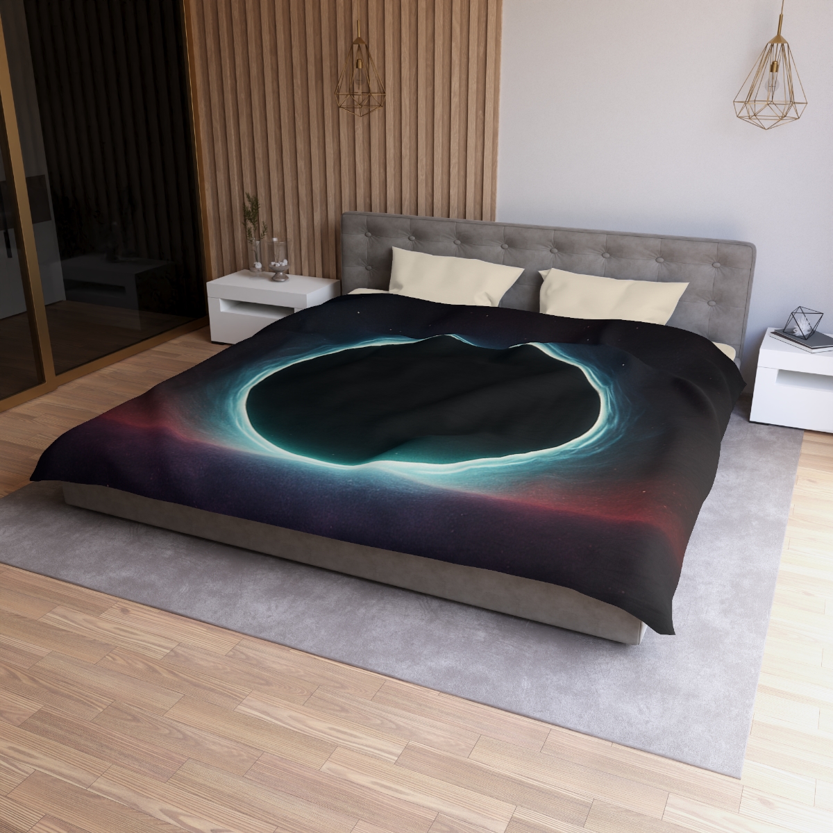 Black Horizon Silhouette soft comforter duvets