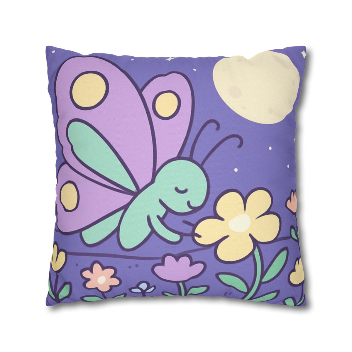 Moon Garden Butterfly designer print pillow cases