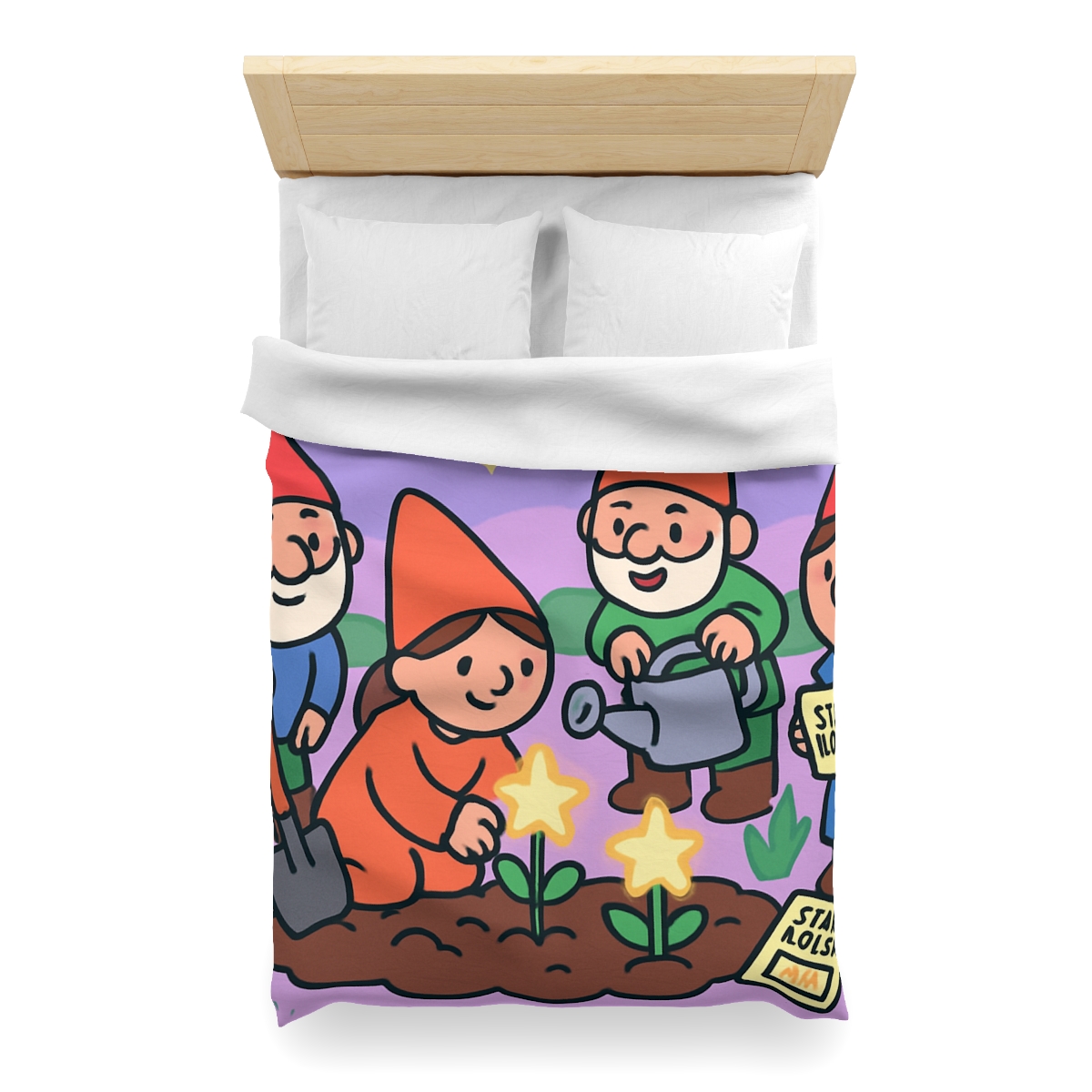 Galactic Garden Gnomes duvets for gifts