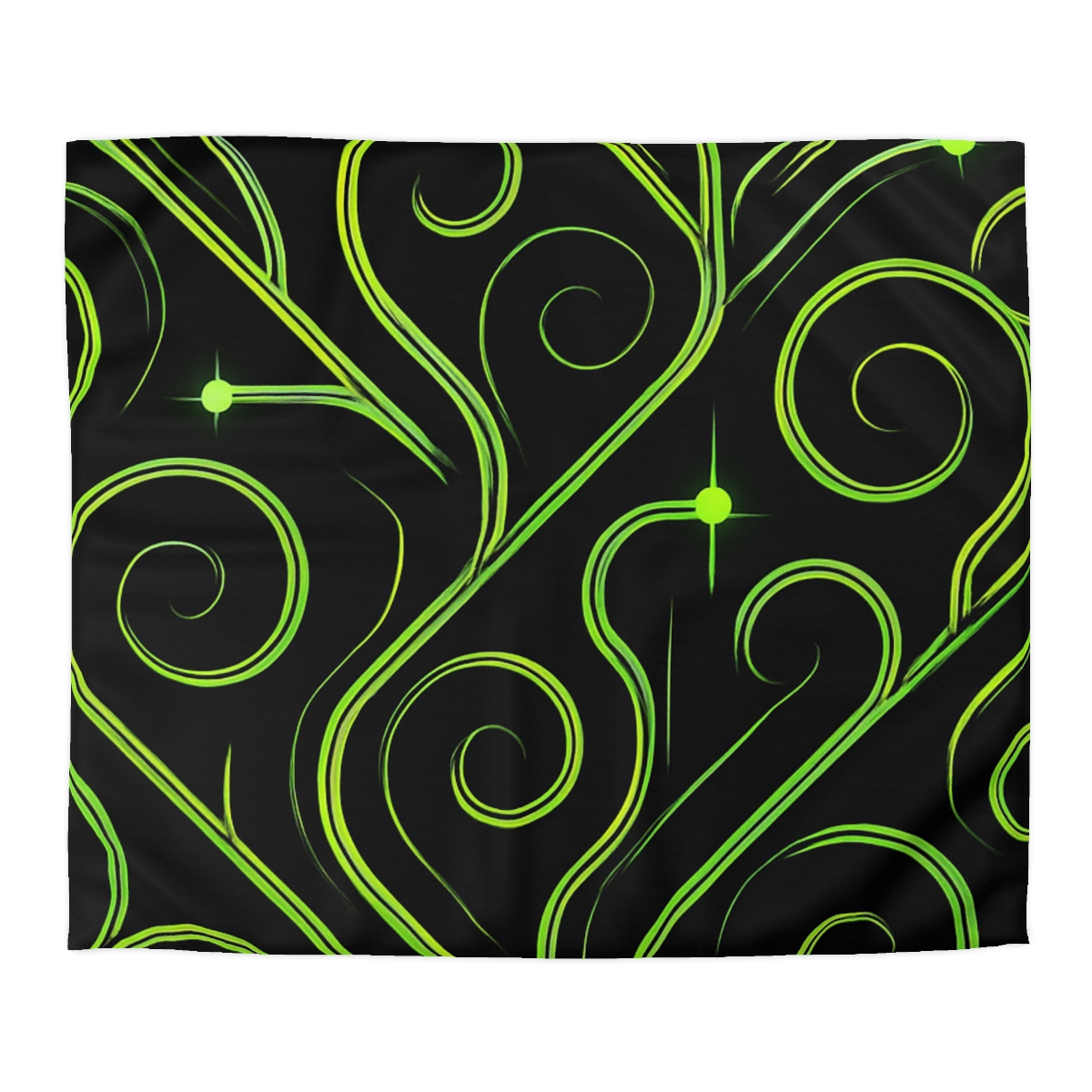 Vine Curl Circuitry soft comforter duvets