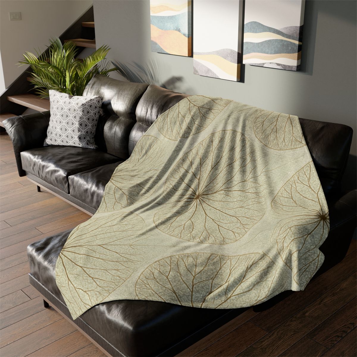 Venation Halo Grid custom blankets