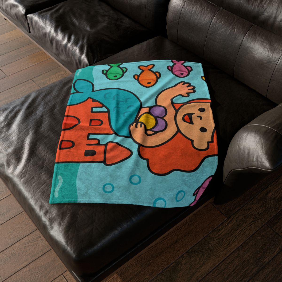 Coral Castle Mermaid warm winter blankets