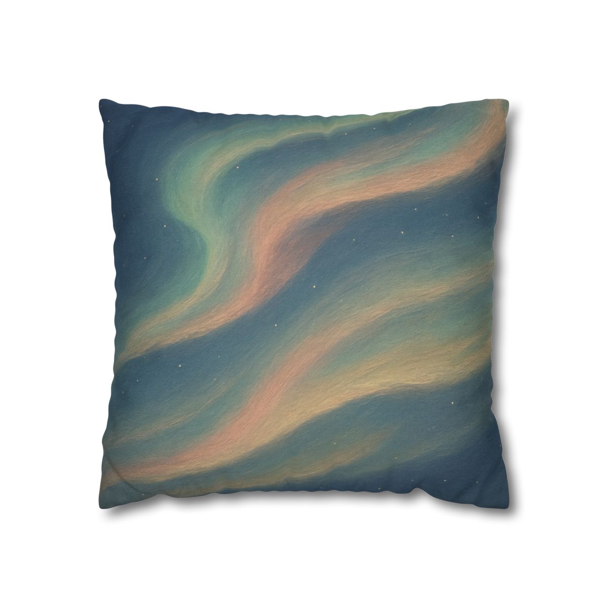 Spectral Aurora Drift designer print pillow cases