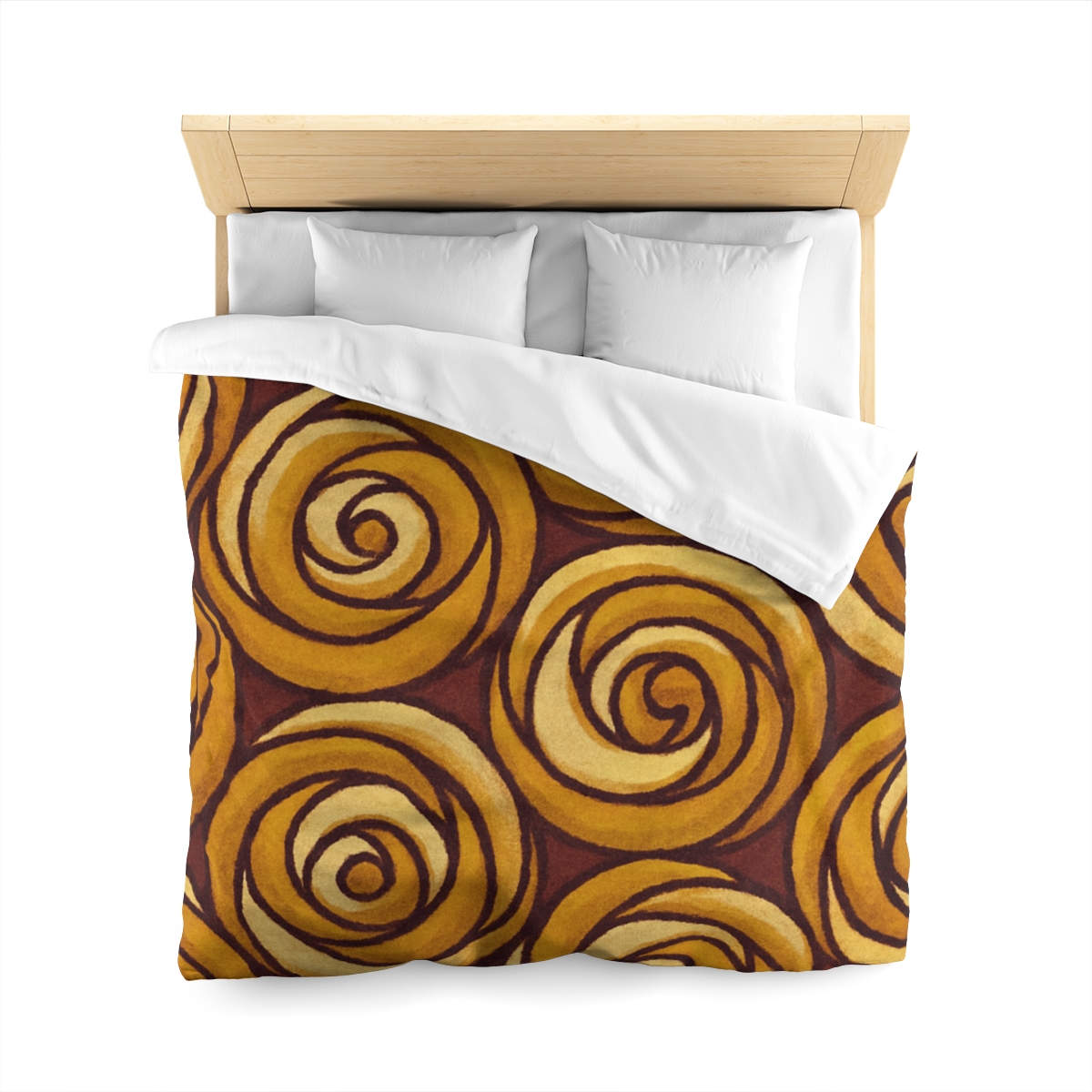 Spiral Bud Tessellation unique patterned duvets