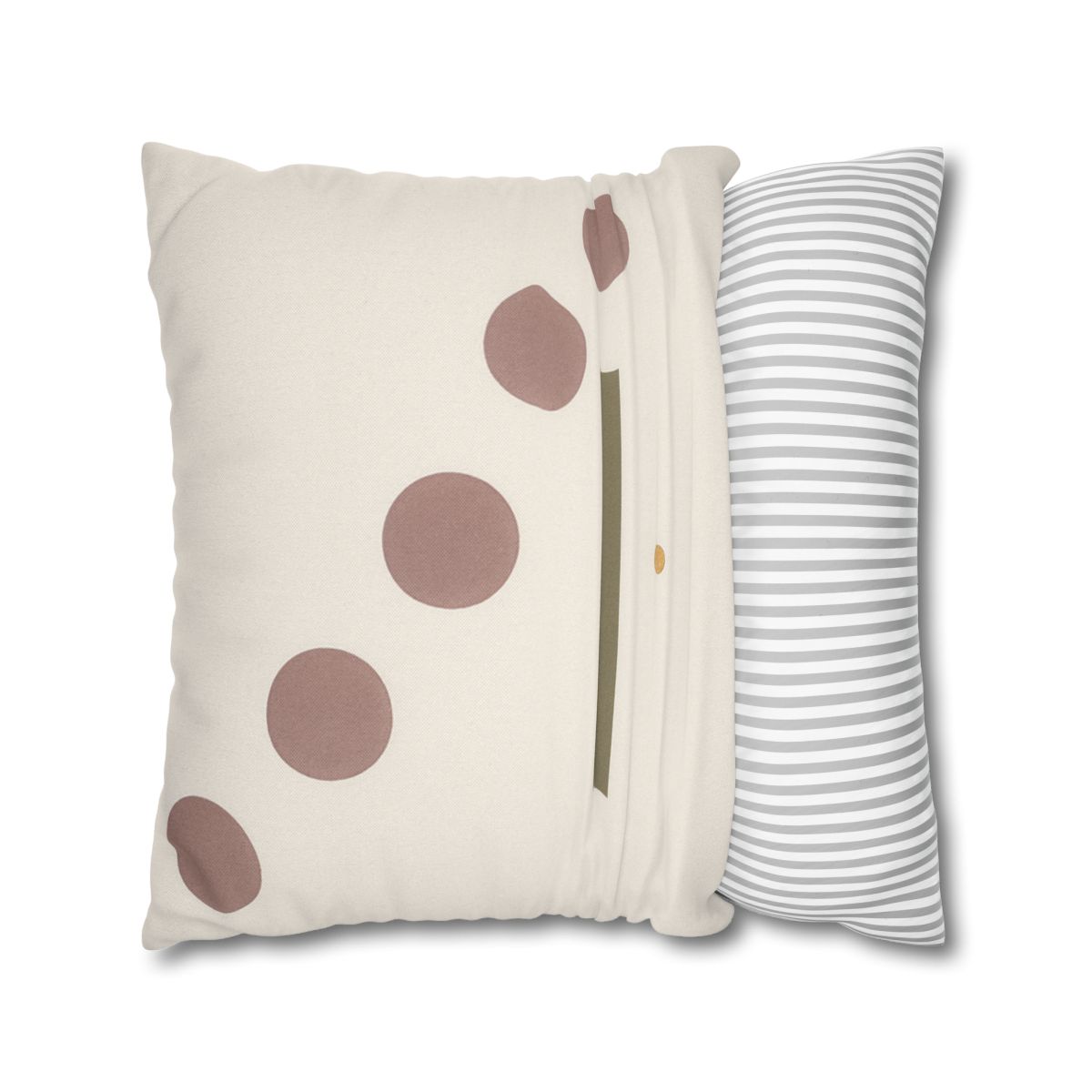 Gentle Zigzag Of Small Circles soft cotton pillow cases