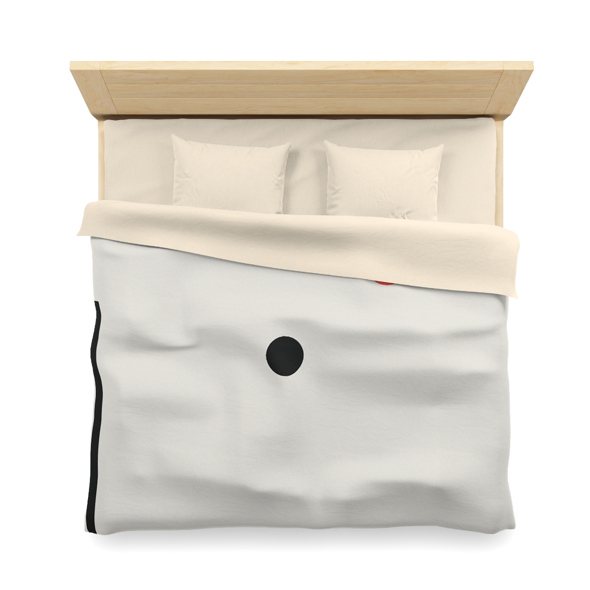 Nested Corner Frames With Two Dots trendy bedroom duvets