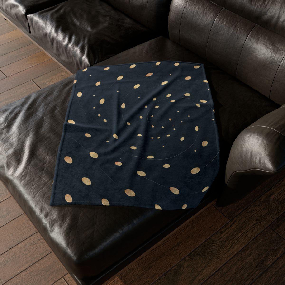 Seed Cluster Constellation soft fleece blankets