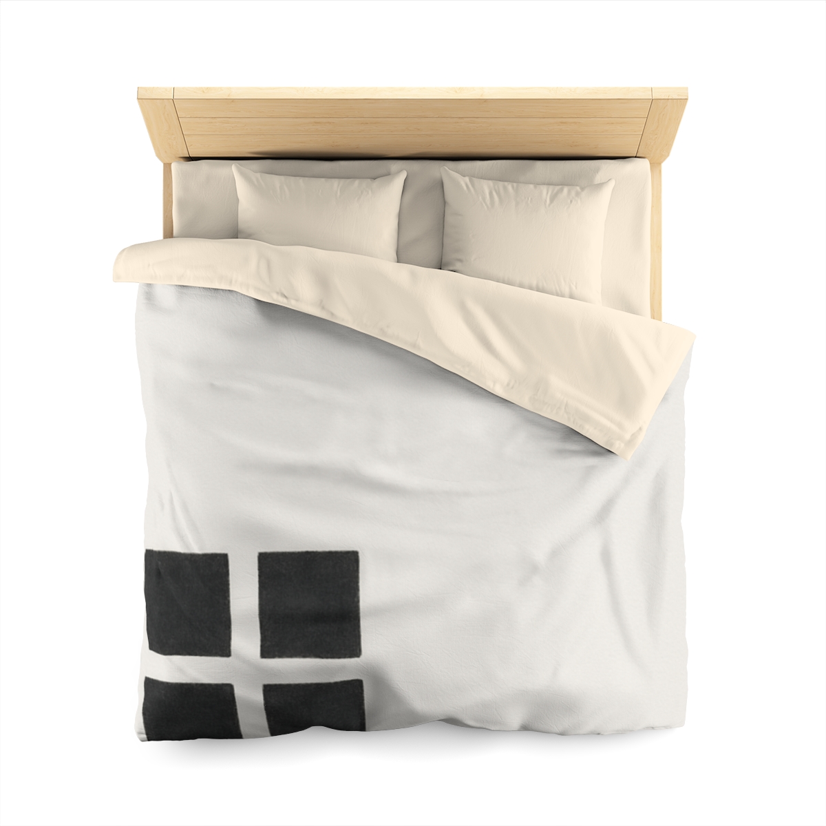 Corner Grid And Wandering Planet designer printed duvets