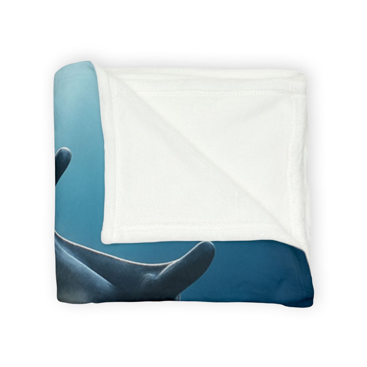 Manta Ray Moon Glide decorative home blankets
