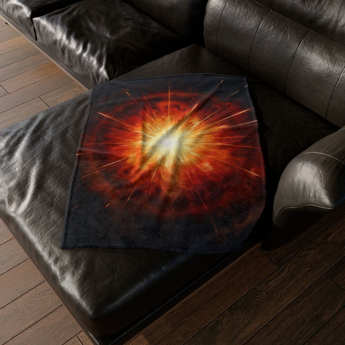 Starburst Petal Shockwave decorative home blankets
