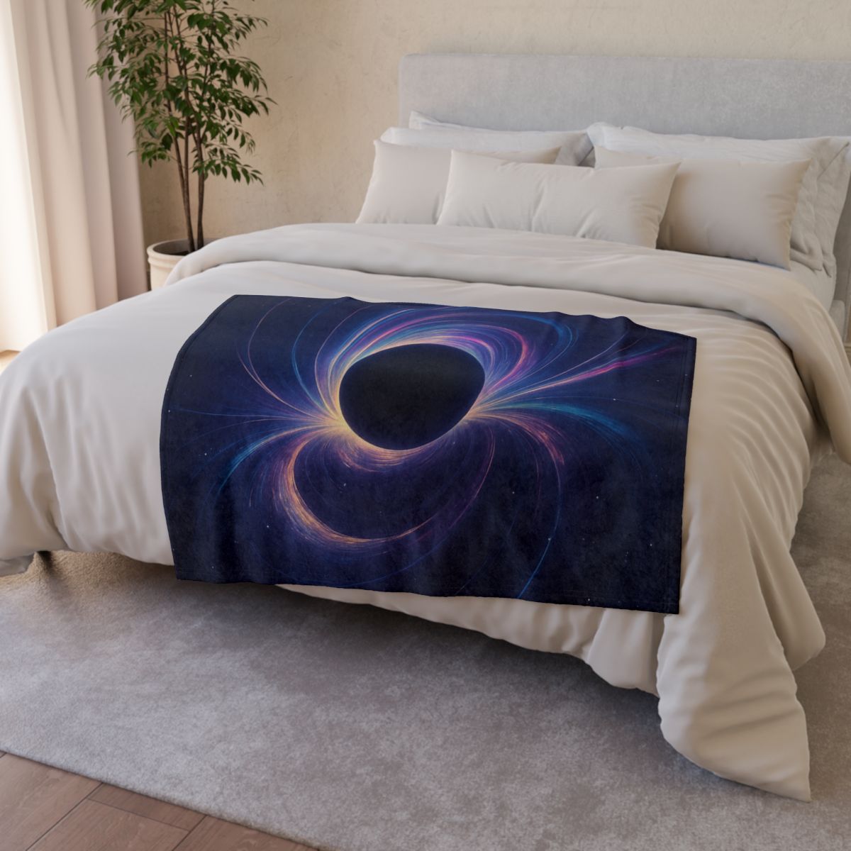 Prismatic Lensing Bloom custom blankets