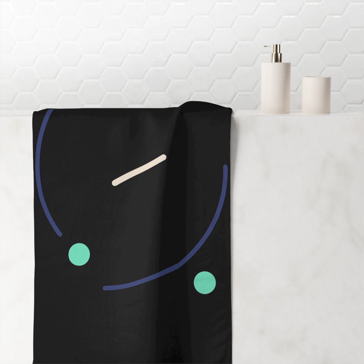 Orbital Gate Quartet personalized bath towels