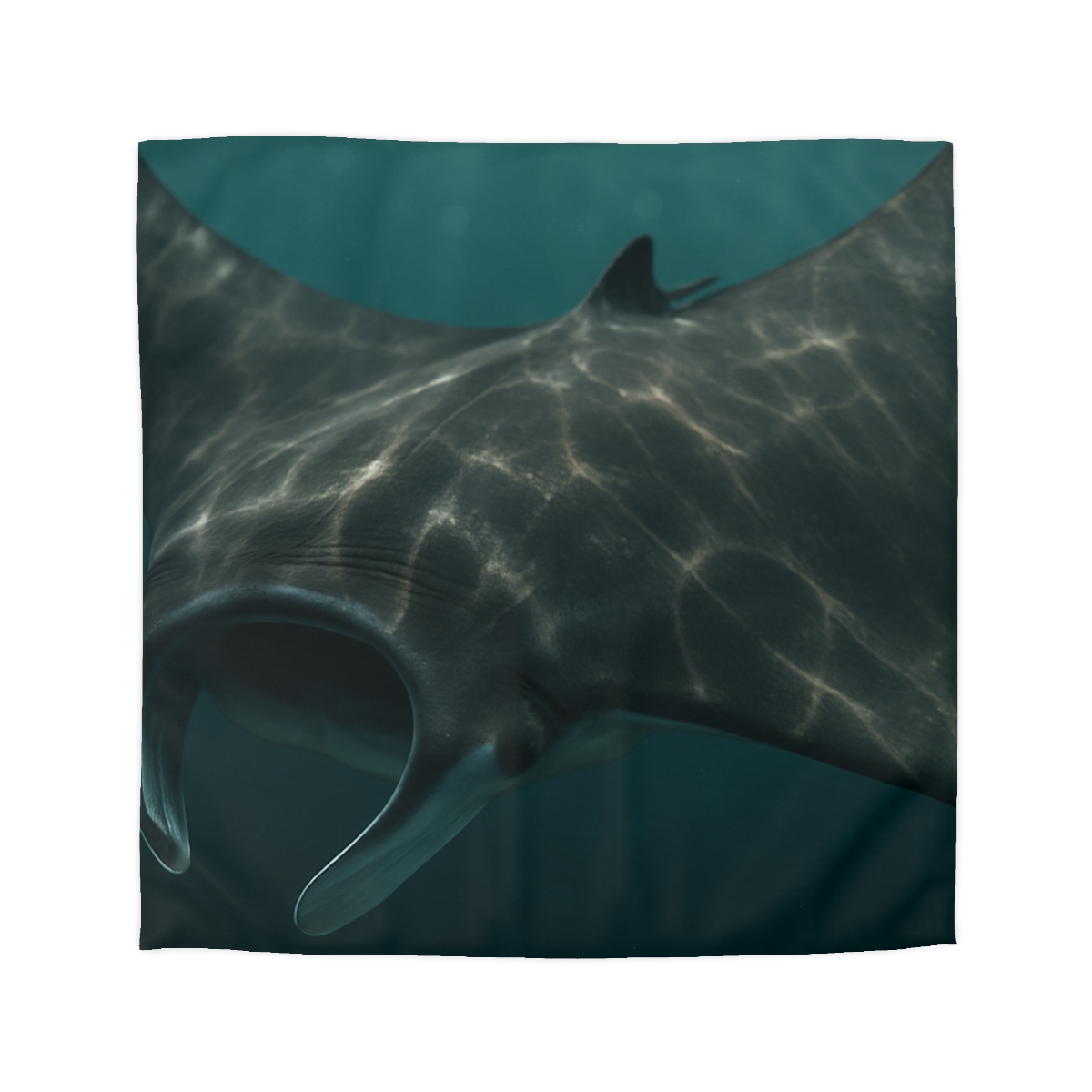 Moonlit Drift Giant Manta Ray custom duvets