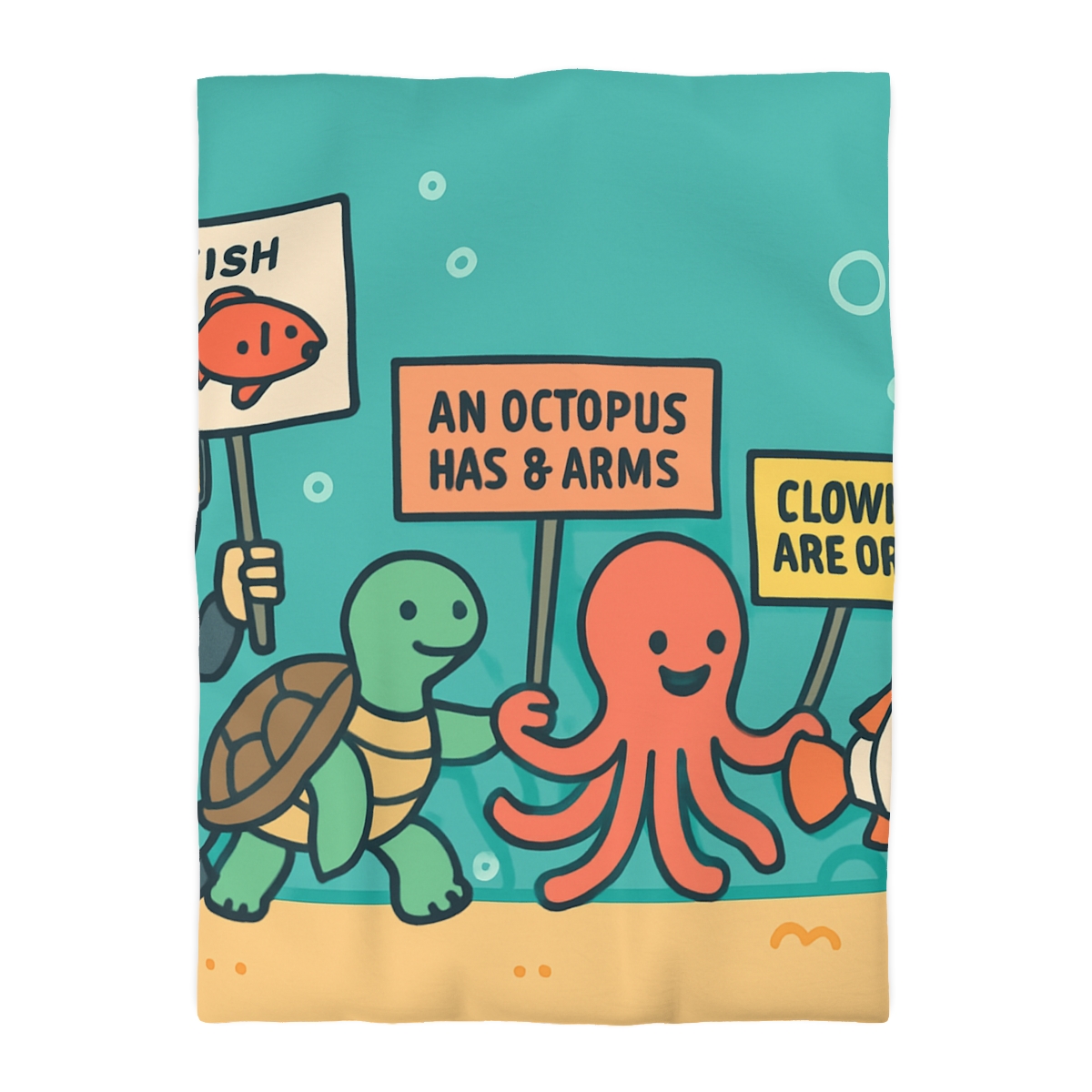 Coral Kingdom Science Parade warm winter duvets