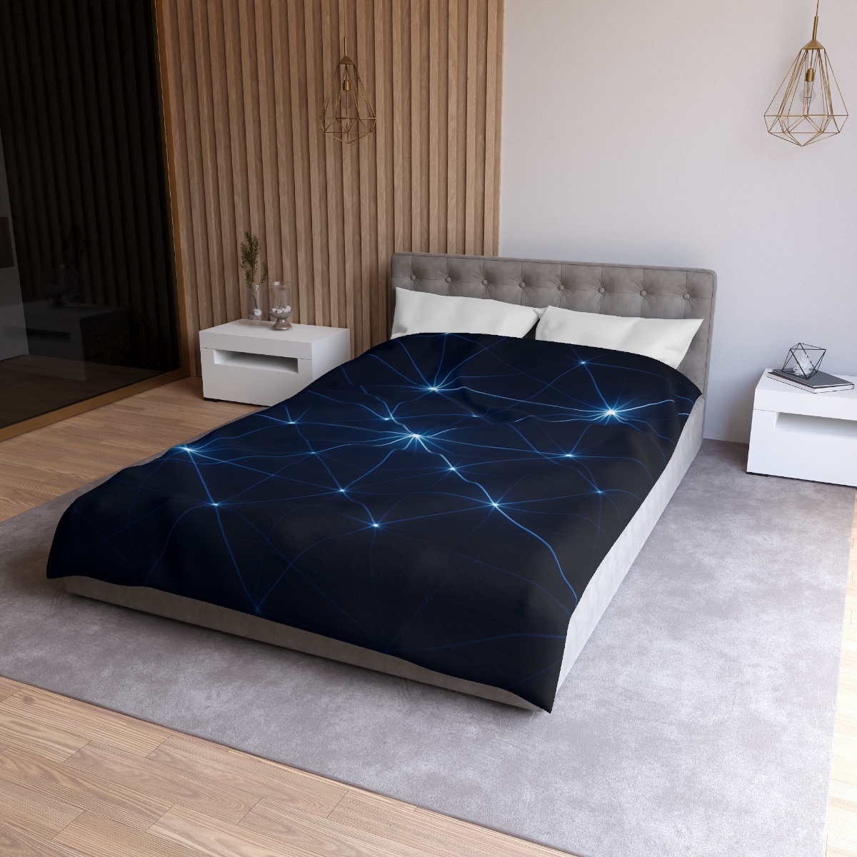 Quantum Star Lattice custom duvets
