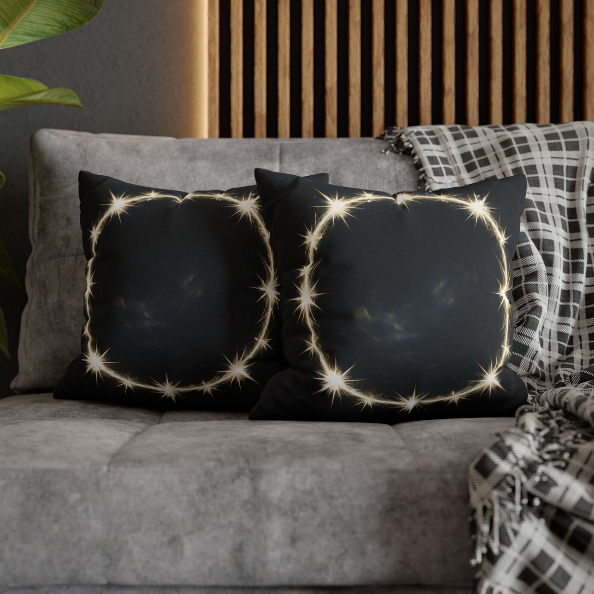 Starburst Mirage Ring unique gift pillow cases