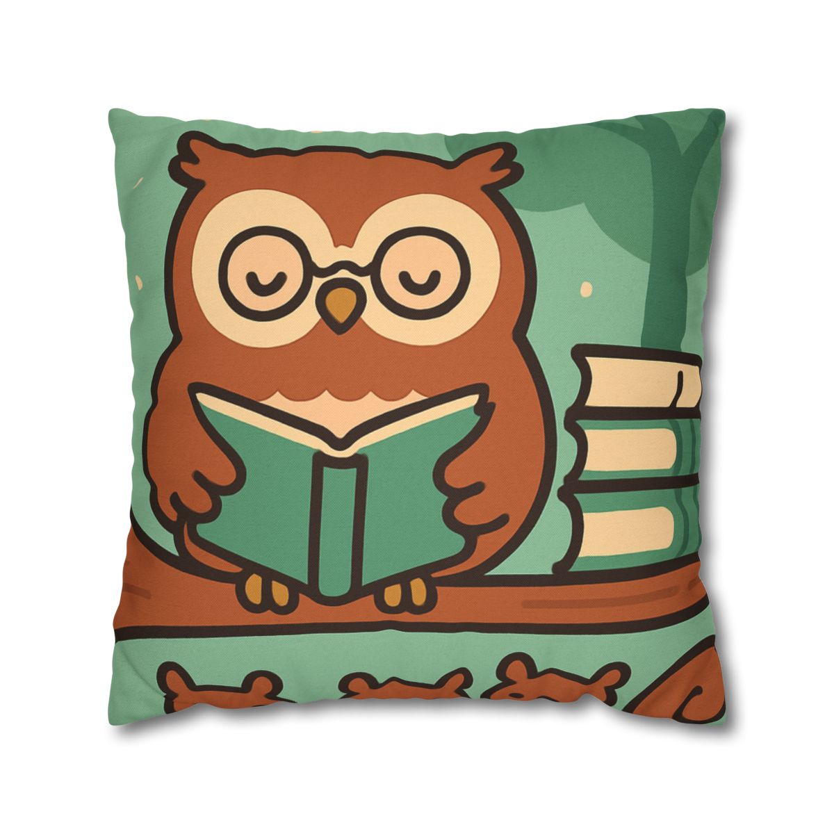 Forest Library Owl comfortable bedding pillow covers