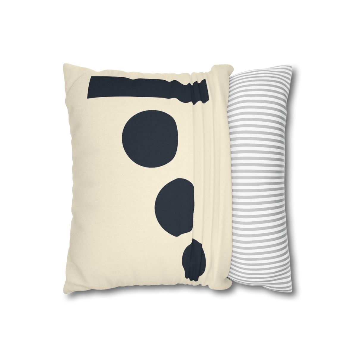 Stepped Circle And Bar Interval comfortable bedding pillow covers