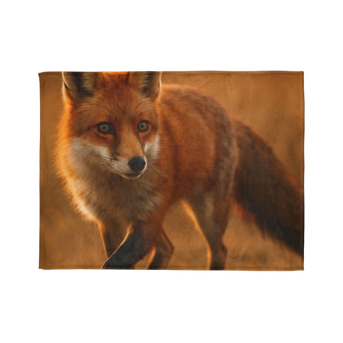 Crimson Whisper Red Fox warm winter blankets