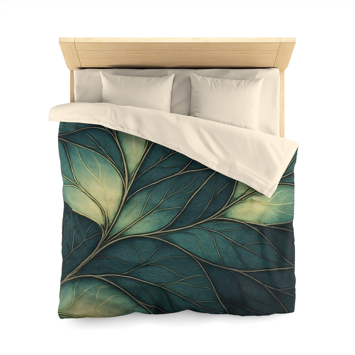 Vein Lattice Aurora Bloom designer printed duvets