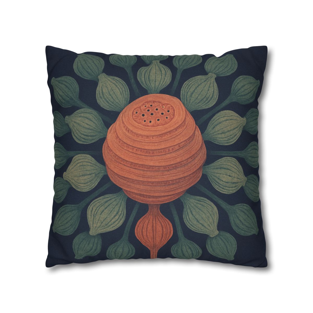 Spiral Seed Pod Halo trendy patterned pillow cases